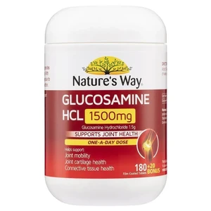 (PRE ORDER) Nature's Way Glucosamine 1500mg 180 + 20 Bonus Tablets shelf life 2yrs